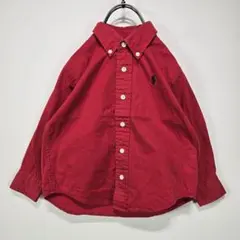 RALPH LAUREN【ラルフローレン】長袖　ボタンダウン　シャツ　ロゴ