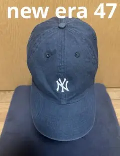 new era 47 New York Yankees キャップ ネイビーのサムネイル