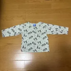 Disney ディズニー タキヒヨー 総柄 ロングTシャツ ロンT 90