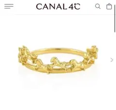 Canal 4℃ ウマくいくリング Canal 4℃ シルバーリング 馬 馬九 うまくいく - メルカリ