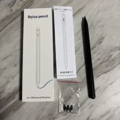 スタイラスペン 黒 替え芯付き