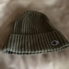 Champion オリーブグリーン ニット帽