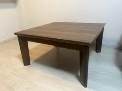 こたつ 正方形 80×80cm ウォールナット ローテーブル リビングテーブルのサムネイル