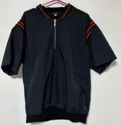 【良品】DESCENTE ハーフジップ プルオーバー 半袖 ジャイアンカラーのサムネイル