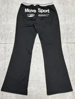 美品 DESCENTE Move Sport ブーツカット フレアジャージパンツ