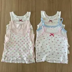 女の子 肌着 キャミソール タンクトップ 6枚セット まとめ売り