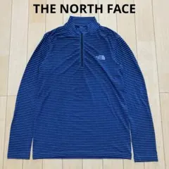 THE NORTH FACE ノースフェイス　長袖　ハーフジップ 青　紺　Mのサムネイル