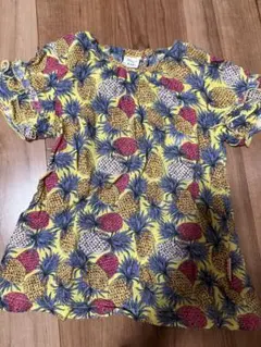 KICCOLY パイナップル柄 半袖Tシャツ 110cmのサムネイル
