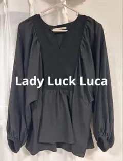 LUCA ブラック ブラウスのサムネイル