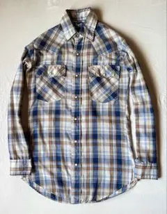 70s Levi’s ウエスタン シャツ ケニントンdee Cee M 青タグ