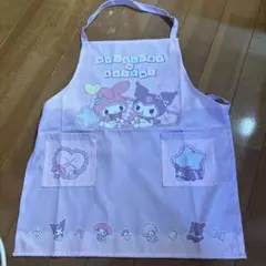 サンリオ　マイメロ　クロミ　エプロン