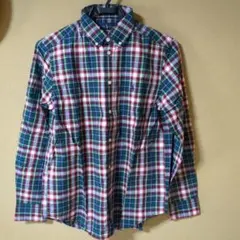 ラルフローレンRalph Lauren チェック柄 長袖シャツ/Ｌ