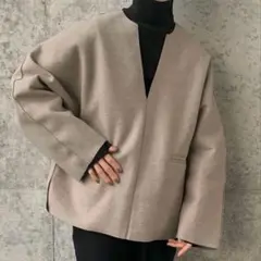 select MOCA byson キーネックオーバープルオーバー ナチュラルのサムネイル