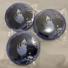 グリッター缶バッジ 3個セット 伊黒小芭内