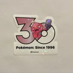 【韓国限定】ポケモン 30周年記念 ロゴステッカー　カヌチャン