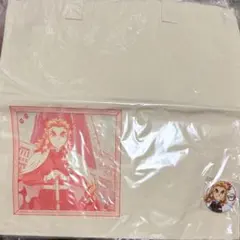 鬼滅の刃 煉獄杏寿郎 新店舗開店記念 缶バッジ付きトートバッグ HIROMA 鬼滅の刃 HIROMA ショッピングトートバッグ（缶バッジつき） 煉獄杏