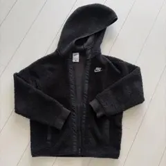 【140〜150cm】Nike フリースジャケット ブラック