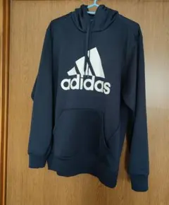 adidas パーカー ネイビー Lサイズ