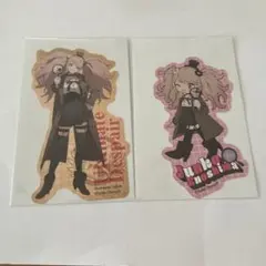 ダンガンロンパ　ダイカットステッカー　江ノ島盾子　ダイソー