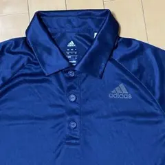 adidas アディダス ゴルフ　半袖 ポロシャツ ネイビー CLIMALITE