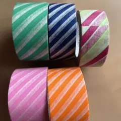 カモ井加工紙　mt 限定　マスキングテープ　ストライプ　太幅