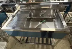佐川急便送料着払い 2槽水切りシンク(左) 約W1200×D450×H800mm - メルカリ