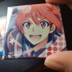 アイドリッシュセブン スクエア缶バッジ 七瀬陸　新品未使用