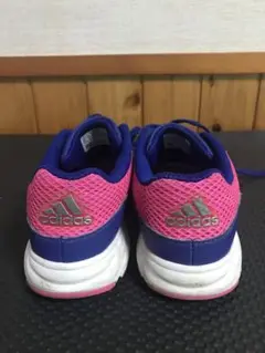 adidas キッズスニーカー ネイビー/ピンク21cm