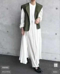 nugu Klee ロングワンピース ホワイト