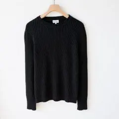 Paul Smith ポールスミス リブニット クルーネックセーター ブラック