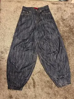 KICHUL FLOWING WAVE BALLOON DENIM PANTS - メルカリ KICHUL FLOWING WAVE BALLOON DENIM PANTS