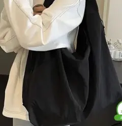 新品　SHEIN ブラック　ナイロン　大容量バッグ