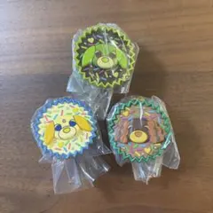 お茶犬 手作りおやつチャーム #平成女児チョコ　3種セット