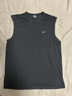 00s Nike DRI-FIT ブラックタンクトップ　XL y2k