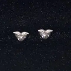 希少 天使のたまご ピアス プラチナ