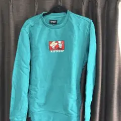 RIPNDIP ターコイズ スウェット M