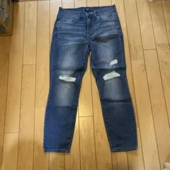 GAPダメージ加工 スリムフィットデニム 26