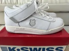 K-SWISS ホワイト ハイカットスニーカーのサムネイル