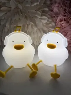 アヒルライト　ヘッドホン　あひる　シリコン￼ 2個セットのサムネイル