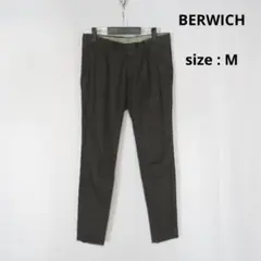 【値下げ◎】 BERWICH / テーパード スラックス パンツ 46 イタリア
