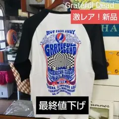 【希少】 古着90's Grateful Dead デッドベア ラグラン 七分袖 希少】 古着90's Grateful Dead デッドベア ラグラン 七分袖