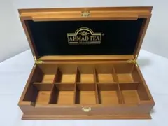 【AHMAD TEA】アーマッドティー ロゴ入り専用木箱