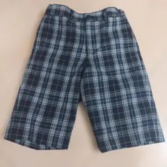COMME CA ISM チェック柄 ハーフパンツ 130A