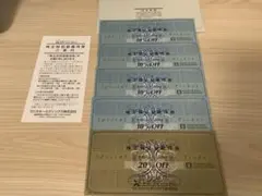 ゼビオホールディングス XEBIO 株主優待券　20%割引1枚　10%割引4枚