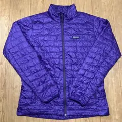 patagonia ナノ パフ ジャケットプリマロフト パープル L