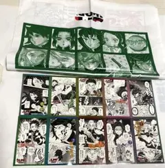 鬼滅の刃 特典 5連ステッカー 2種 ジャンプショップショッパー