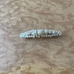 バレッタ　パール