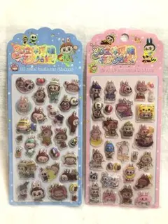 大人気‼️らぶぶ 立体夜光シール 2点セット ぷくぷくシール ラブブ3D