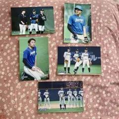 2019 北海道日本ハムファイターズ　中島卓也　ハイライトフォト 5枚 B