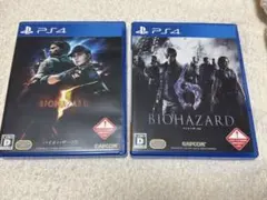 PS4 ソフト 2本セット バイオハザード5 6